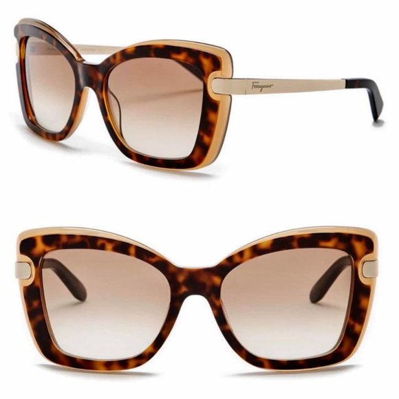 Salvatore Ferragamo Accessories - Ferragamo big cat eye sunglasses